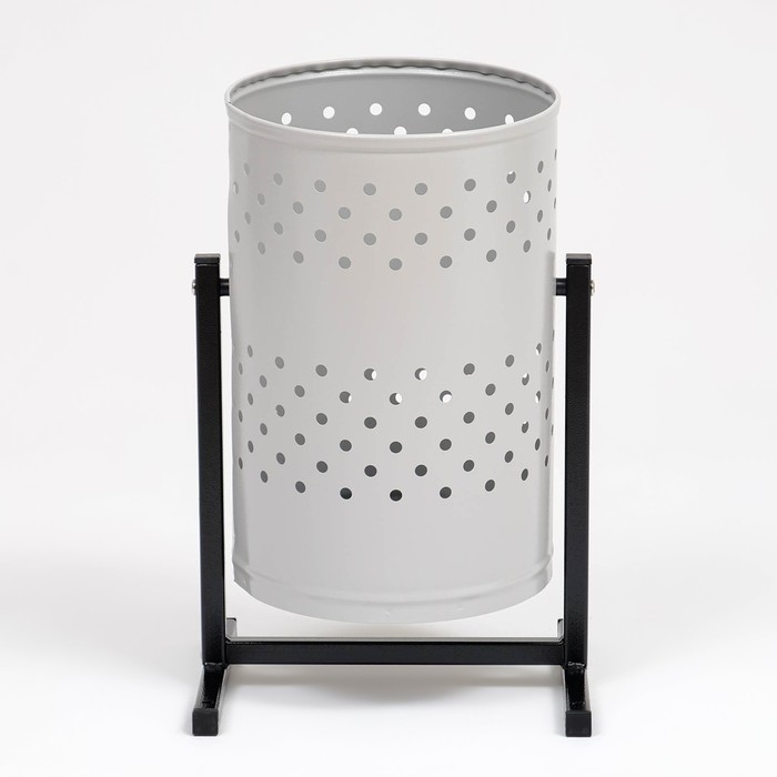 Урна уличная &laquo;Уралочка&raquo; 21 л, 32 х 50 х 26,5 см, серая, бак 0,6 мм