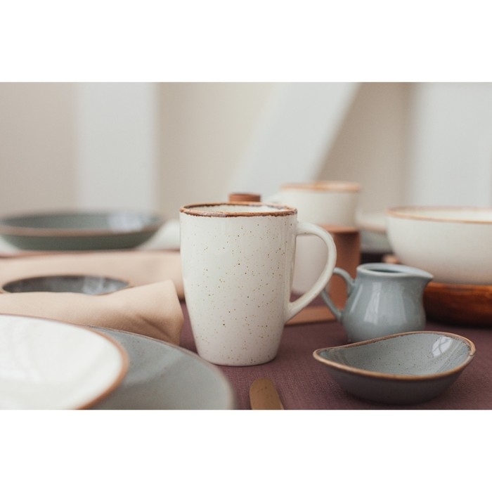 Кружка Beige, 250 мл, фарфор, цвет бежевый