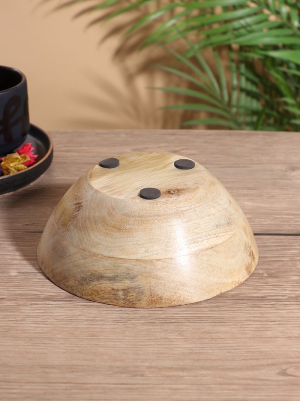 Миска "Мудрый слон" дерево манго 17,5х17,5х6,5 см