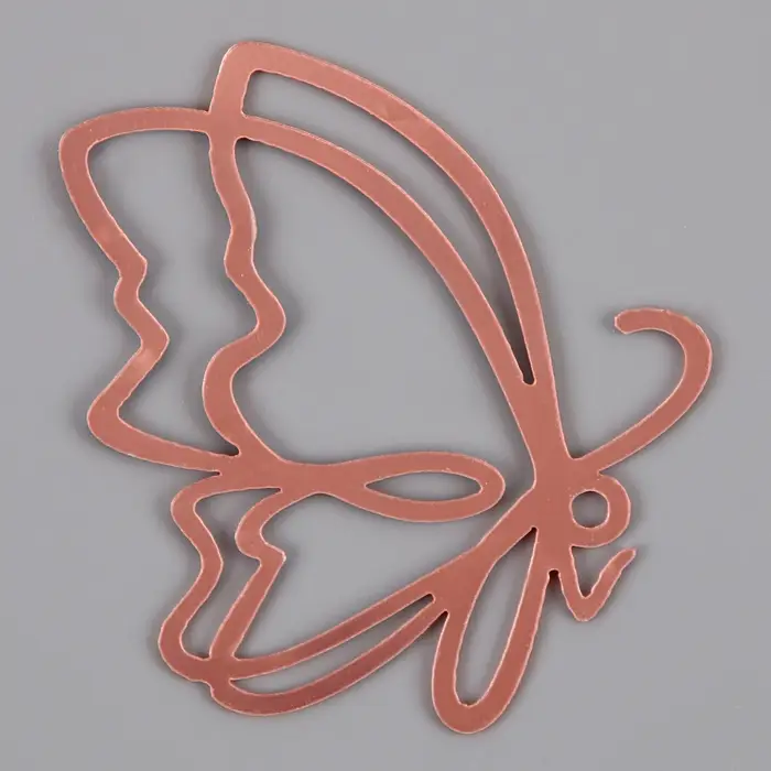 Топпер для торта &laquo;Бабочки&raquo;, 5 шт., розовое золото