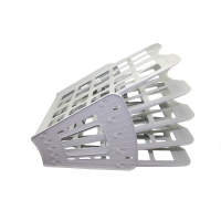 Лоток для бумаг веерный Calligrata "Доступный офис", 5 секций, серый Лоток для бумаг веерный Calligrata "Доступный офис", 5 секций, серый