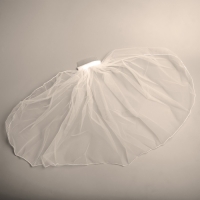 Вуаль ( фата ) "Цветочная", молочно-белая, 40 см, полиэстер Вуаль ( фата ) "Цветочная", молочно-белая, 40 см, полиэстер