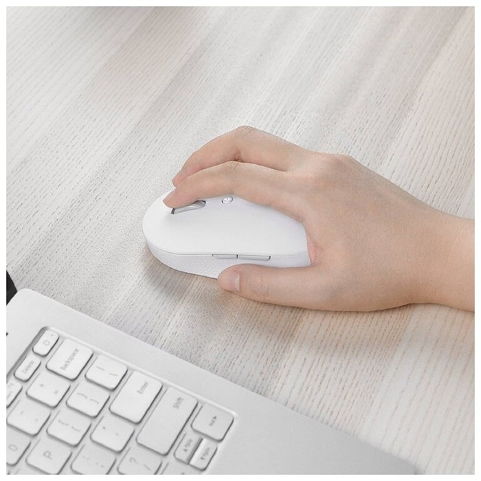 Мышь Xiaomi Mi Dual Mode Wireless Mouse Silent Edition, беспроводная, 1300 dpi, usb, белая Мышь Xiaomi Mi Dual Mode Wireless Mouse Silent Edition, беспроводная, 1300 dpi, usb, белая