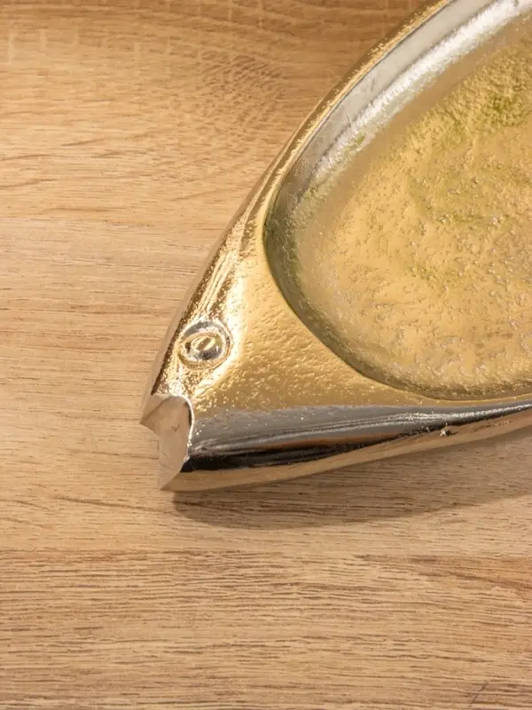 Блюдо сервирочное "Рыбка" алюминий 41,5х12х2 см