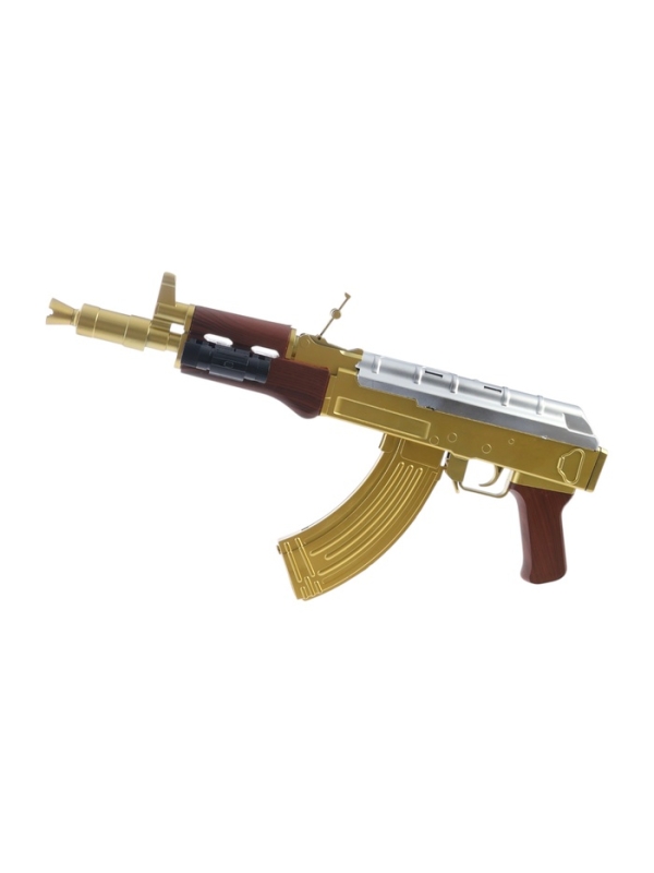 Автомат Автомат "АК-47 золотой" с лазером, 46 см