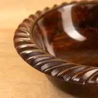 Чаша "Тарталетка" 16х16х5 см, дерево шишам