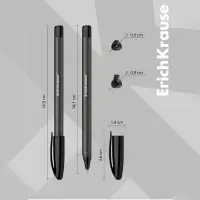 Ручка шариковая ErichKrause U-108 Original Stick, узел 1.0 мм, чернила чёрные, супермягкое письмо, длина линии письма 1000 метров