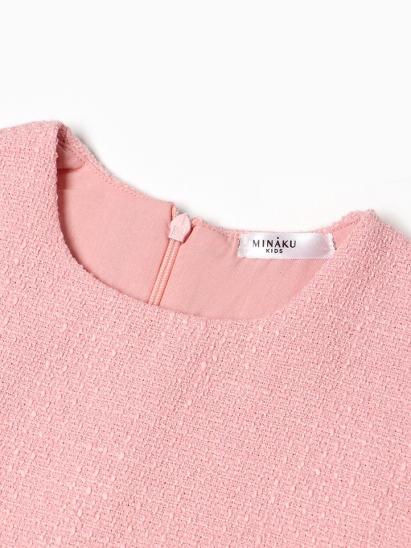 Платье для девочки MINAKU: PartyDress, розовое, рост 110 см