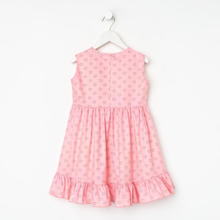 Платье детское KAFTAN «Сердечки» р. 98-104 Платье детское KAFTAN «Сердечки» р. 98-104