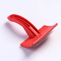 Пуходерка с каплями, эргономичная ручка, 10 х 15 см, красная Пуходерка с каплями, эргономичная ручка, 10 х 15 см, красная