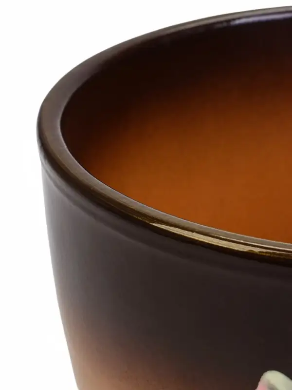 Горшок цветочный поддоном  2,5 л,  керамика, Миндаль (М)