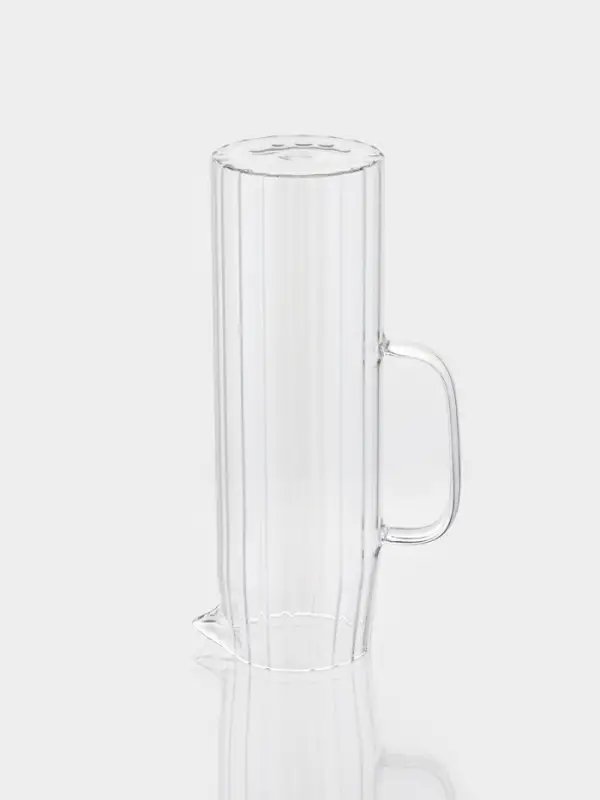 Кувшин "Эко.Дольки" 1500 мл, 9&times;14&times;28 см, с бамбуковой крышкой