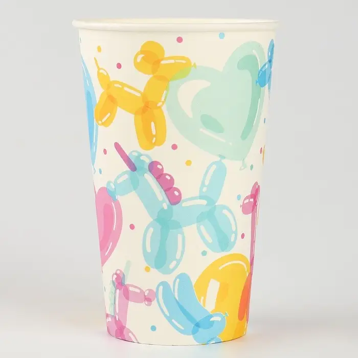 Стакан одноразовый бумажный &laquo;Воздушные шары&raquo;, 400 мл