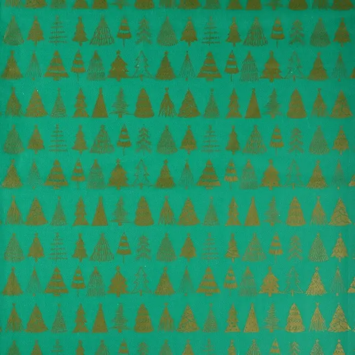 Упаковочная бумага на новый год тишью &laquo;Ёлочки&raquo;, 50 х 70 см