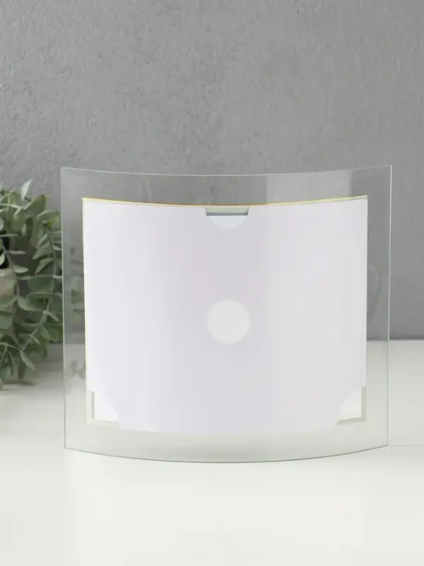 Фоторамка стекло 15х20 см "Золотой кант" горизонталь 23,5х20,5 см