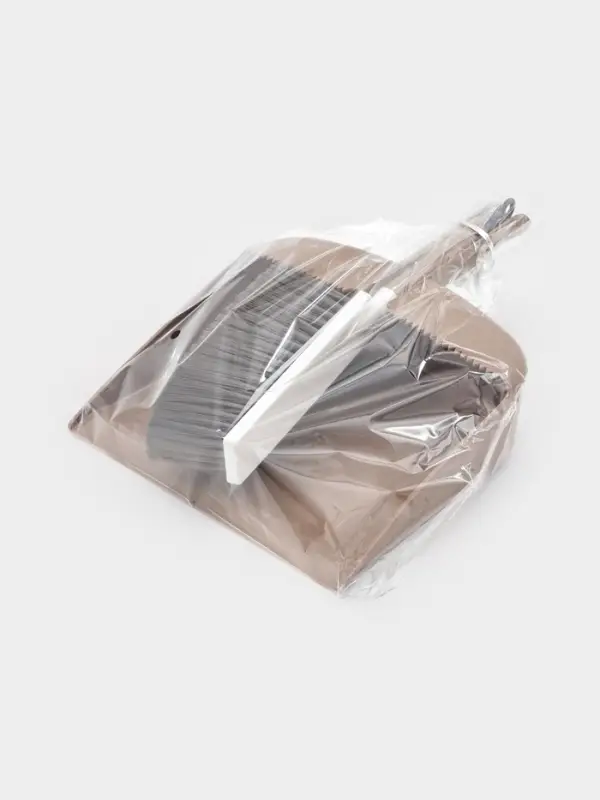 Набор для уборки: совок в комплекте с щёткой и встроенным водосгоном&laquo;Порядок&raquo;, 34&times;24&times;9 см, МИКС