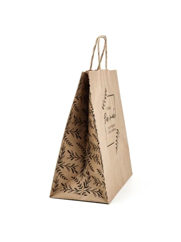 Пакет подарочный крафтовый &laquo;Для тебя&raquo; 22 х 25 х 12 см