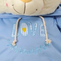 Мягкая игрушка «Медведь», в кофте, 95 см, цвет белый Мягкая игрушка «Медведь», в кофте, 95 см, цвет белый