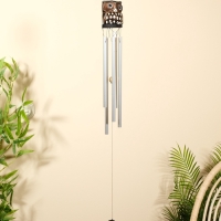 Музыка ветра "Совёнок" дерево, алюминий 9х8х100 см