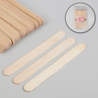 Шпатели для депиляции, деревянные, 14 &times; 1,6 см, 50 шт