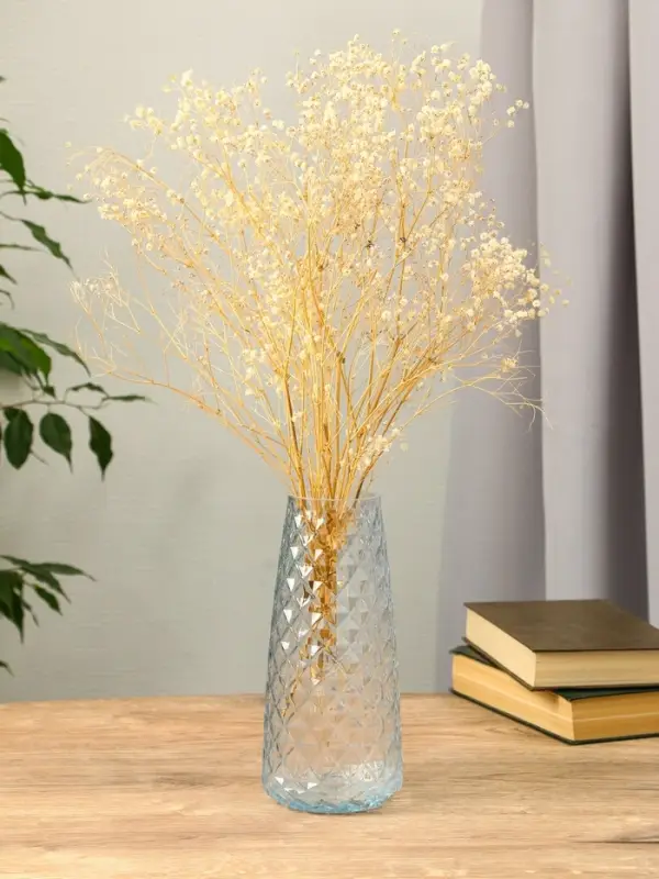 Ваза стекло настольная "Иви" 21,5х9,5х6,5 см, прозрачный