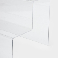 Горка 2 ступеньки 40&times;21&times;20 см, оргстекло 3 мм, В ЗАЩИТНОЙ ПЛЁНКЕ