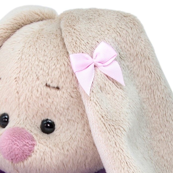 Мягкая игрушка «Зайка Ми», в сиреневом платье с блеском, 15 см Мягкая игрушка «Зайка Ми», в сиреневом платье с блеском, 15 см