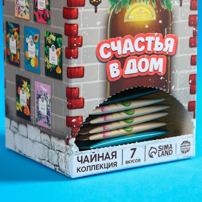 Новый год! Чай в домике &laquo;Пусть новый год будет роскошным&raquo; 28 шт. х 1,8 г.