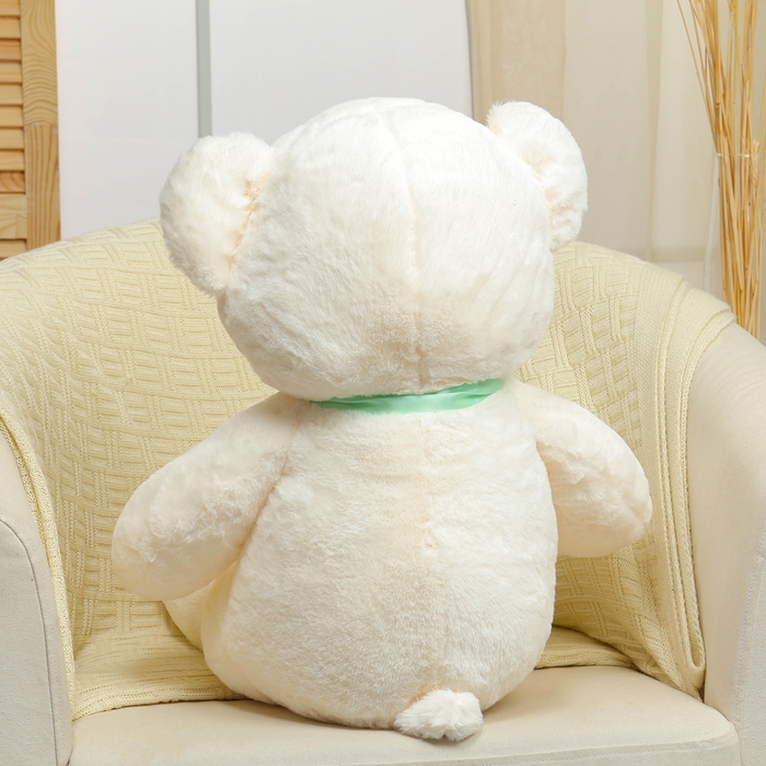 Мягкая игрушка &laquo;Мишка&raquo;, с бантом, 80 см, цвет белый