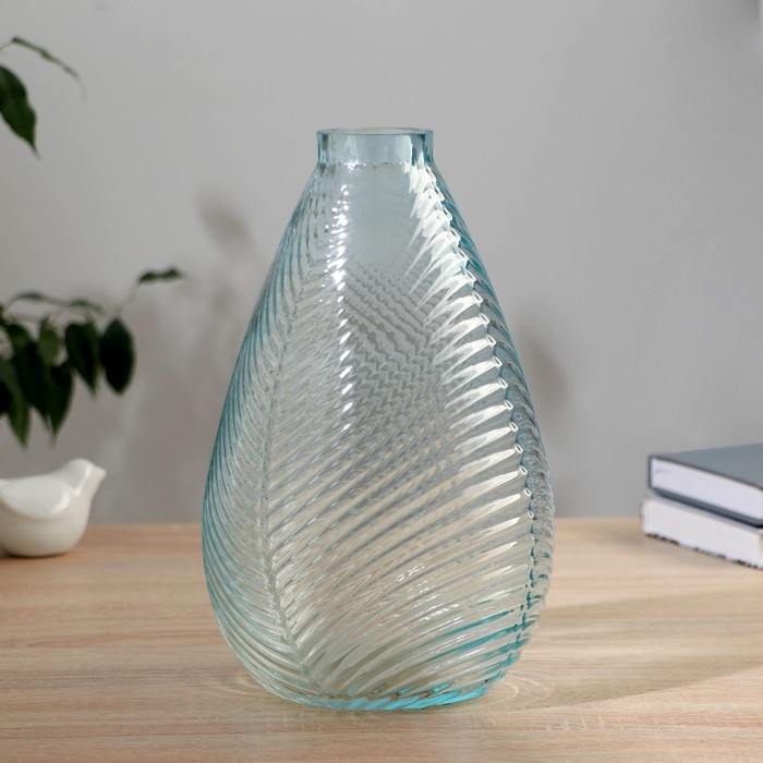 Ваза "Киркинес" бирюза Матильда d-5,5см 26,5х16см