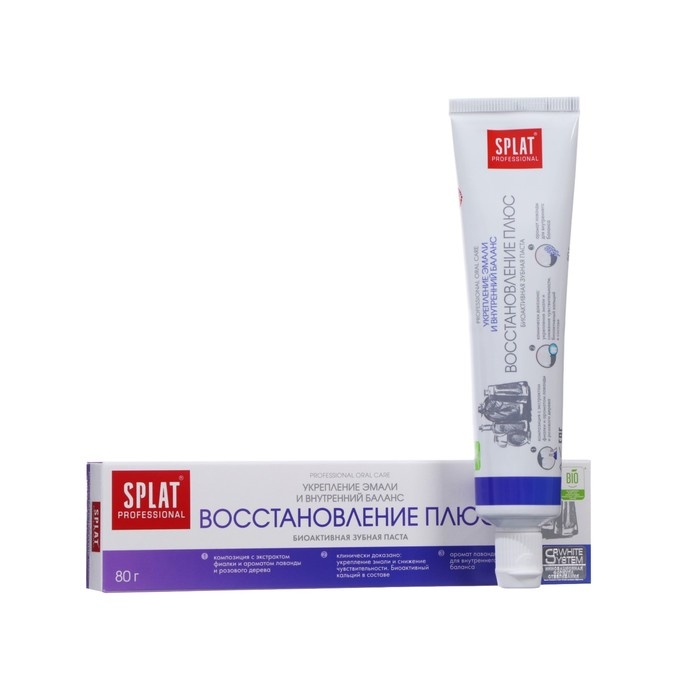 Зубная паста Splat Professional Восстановление плюс, 80 г Зубная паста Splat Professional Восстановление плюс, 80 г