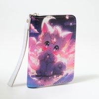 Кошелёк детский на молнии «Выбражулька», цвет сиреневый Кошелёк детский на молнии «Выбражулька», цвет сиреневый