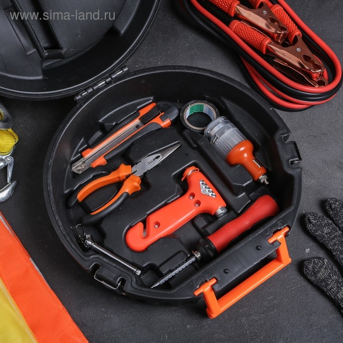 Автомобильный набор в колесе «Для лучшего мужика», 13 предметов Автомобильный набор в колесе «Для лучшего мужика», 13 предметов