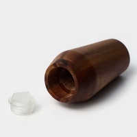 Банка для специй &laquo;Солонка&raquo;, 10&times;5,6 см, акация