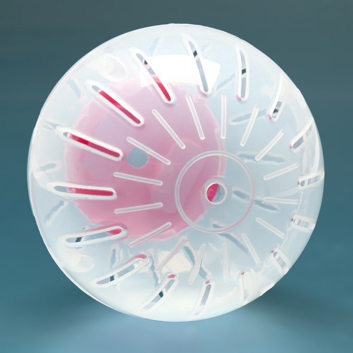 Шар для грызунов, 12 см, розовый