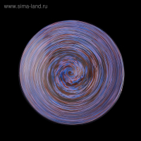 Блюдо интерьерное "Milan Glass", синяя, 48 &times; 48 см