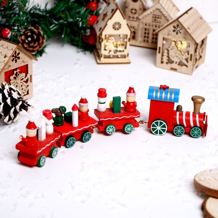 Сувенир Сувенир "Новогодний поезд", 20 см