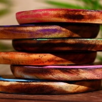 Подставка под благовония "Небесное счастье" 10х10х1 см МИКС