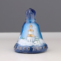 Свеча декоративная "Колокольчик Рождественский", малая, 6х6х7 см
