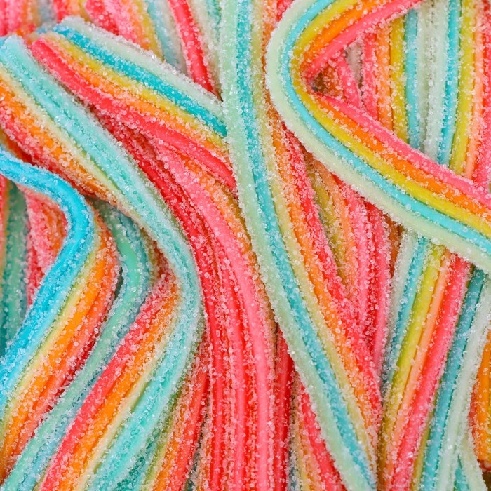 Мармелад жевательный с начинкой &laquo;Confectum Funny Belts&raquo; разноцветный, 500 г