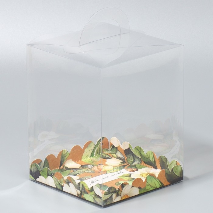 Коробка кондитерская, сундук, упаковка, &laquo;Ты моё счастье&raquo;, 14 х 14 х 18 см