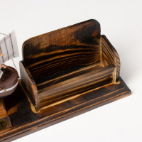 Набор настольный &laquo;Корабль&raquo;: визитница, подставка для ручки, 15 х 22 х 7 см