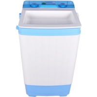 Стиральная машина "Славда" WS 65-PE, Lite, 6.5 кг, бело-голубая