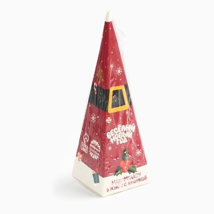 Новый год! Маршмеллоу в коробке, с клубничным вкусом &laquo;Весёлый новый год&raquo;, 13 г