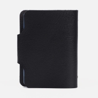 Визитница на кнопке, 12 карт, цвет чёрный Визитница на кнопке, 12 карт, цвет чёрный