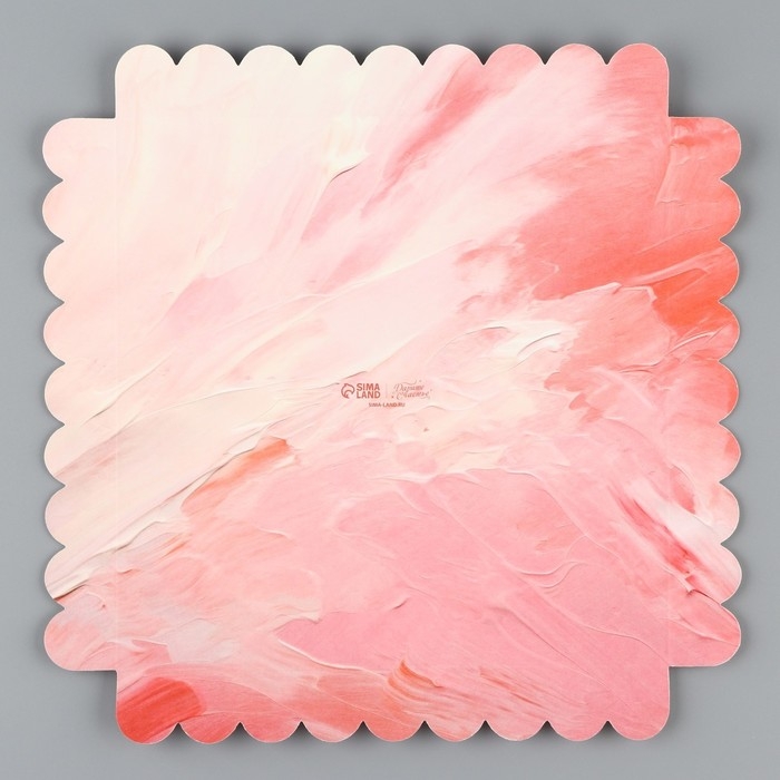 Коробка кондитерская, сундук, упаковка, &laquo;Лепестки счастья&raquo;, 20 х 20 х 20 см