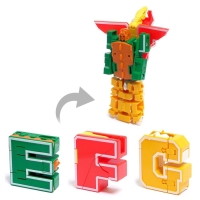 Робот &laquo;Дино-буква&raquo;, трансформируется в динозавра, МИКС