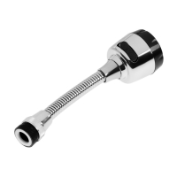 Аэратор ZEIN, регулировка потока, на гибком шланге, 170 мм, 2 режима, пластик, хром/черный Аэратор ZEIN, регулировка потока, на гибком шланге, 170 мм, 2 режима, пластик, хром/черный