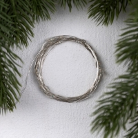 Гирлянда «Нить» 2 м роса. IP20, нить серебристая, 20 LED, 4.6 В, AG13x3 (в комплекте), 3 режима, свечение синее Гирлянда «Нить» 2 м роса. IP20, нить серебристая, 20 LED, 4.6 В, AG13x3 (в комплекте), 3 режима, свечение синее