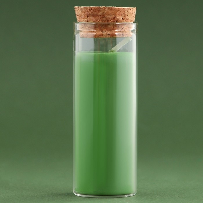 Новогодняя свеча в колбе &laquo;Новый год: Еловые шишки&raquo;